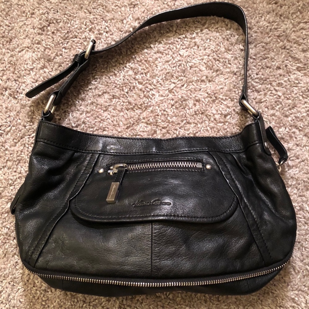 Kenneth Cole leather adjustable purse